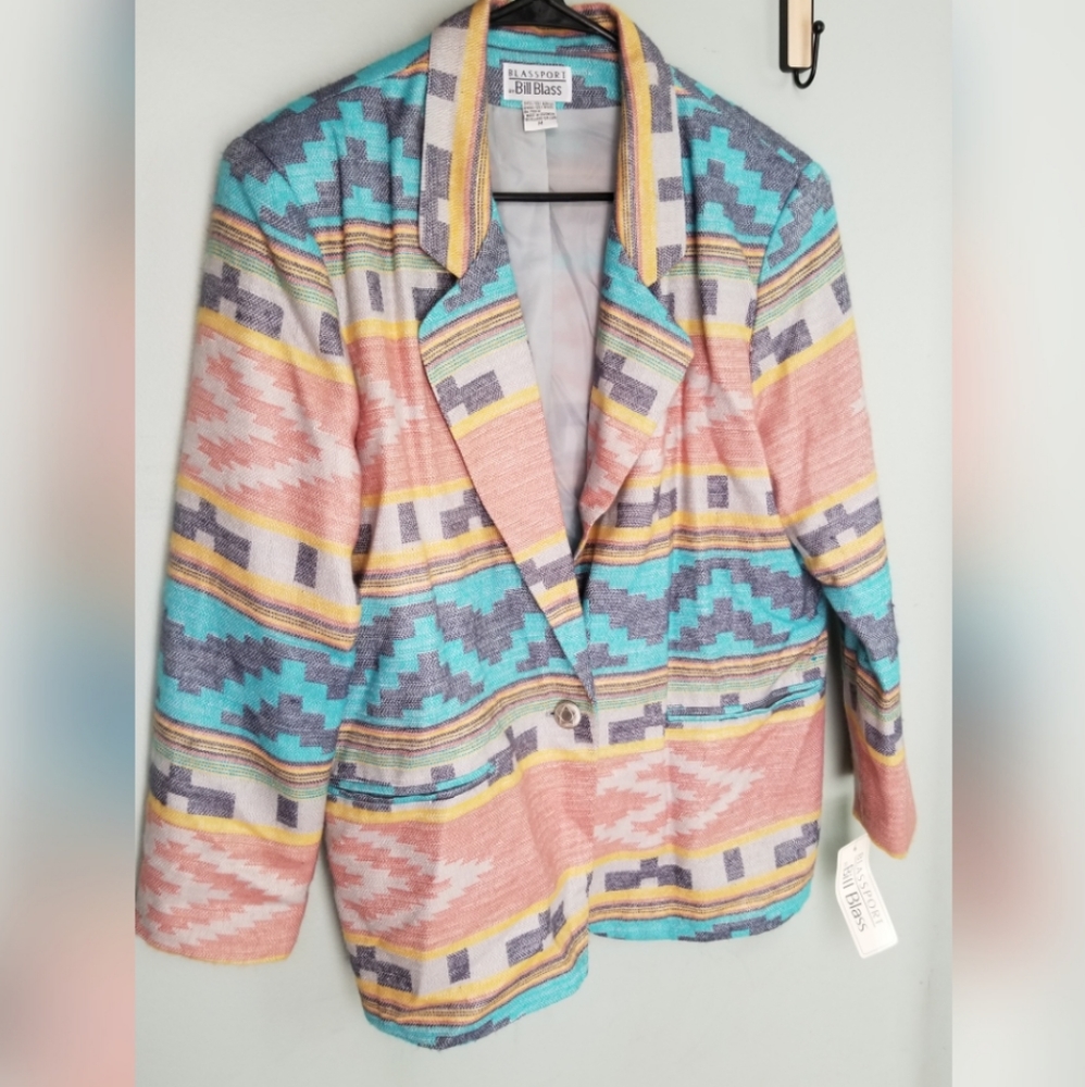 Rare Bill Blass Vintage 80s blazer